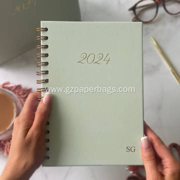 Personalized A5 Spiral Bound Academic Diary Planner